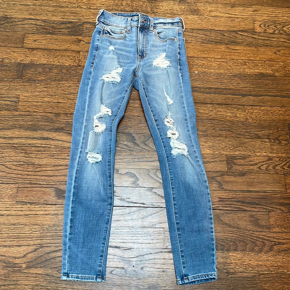 Aeropostale women's high rise jegging size 00 short Excellent used condition